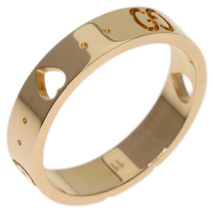 GUCCI Icon # 11 Ring K18 Pink Gold Ladies [Used]