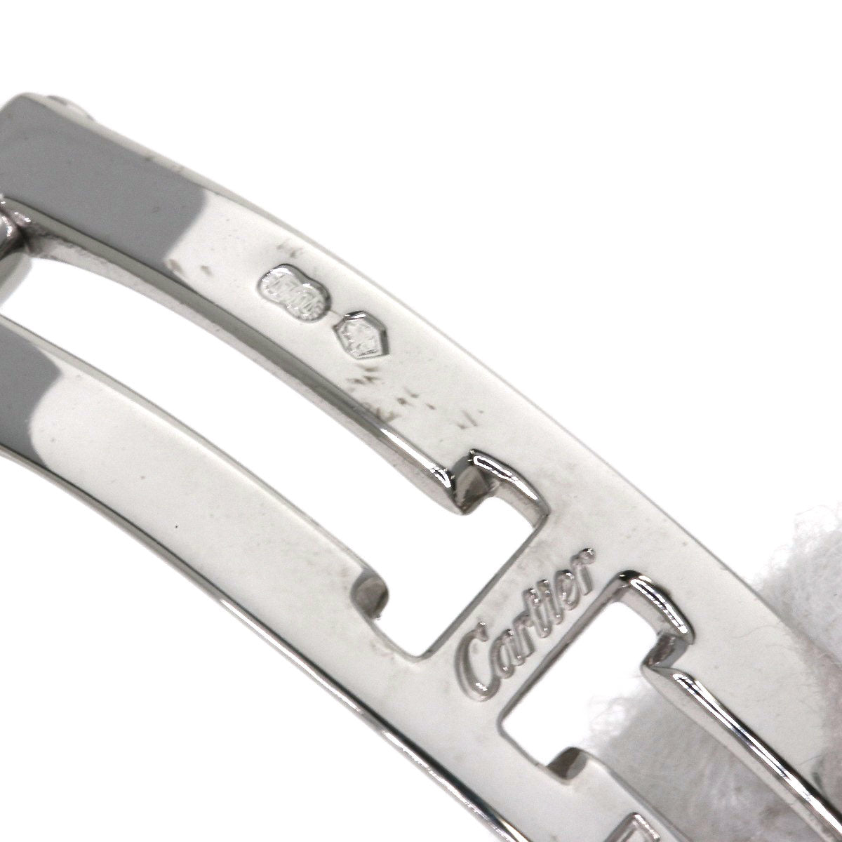 CARTIER Mini Baignoire Watches WB5095L2 K18 White Gold/K18 White Gold Ladies
