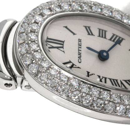 CARTIER Mini Baignoire Watches WB5095L2 K18 White Gold/K18 White Gold Ladies
