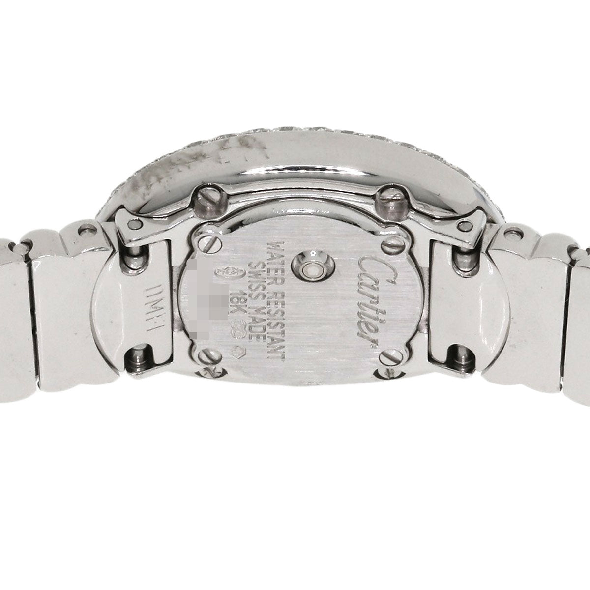 CARTIER Mini Baignoire Watches WB5095L2 K18 White Gold/K18 White Gold Ladies