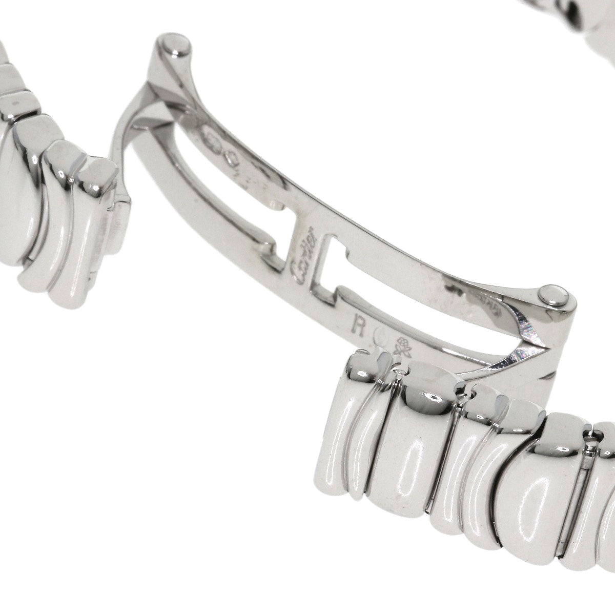 CARTIER Mini Baignoire Watches WB5095L2 K18 White Gold/K18 White Gold Ladies
