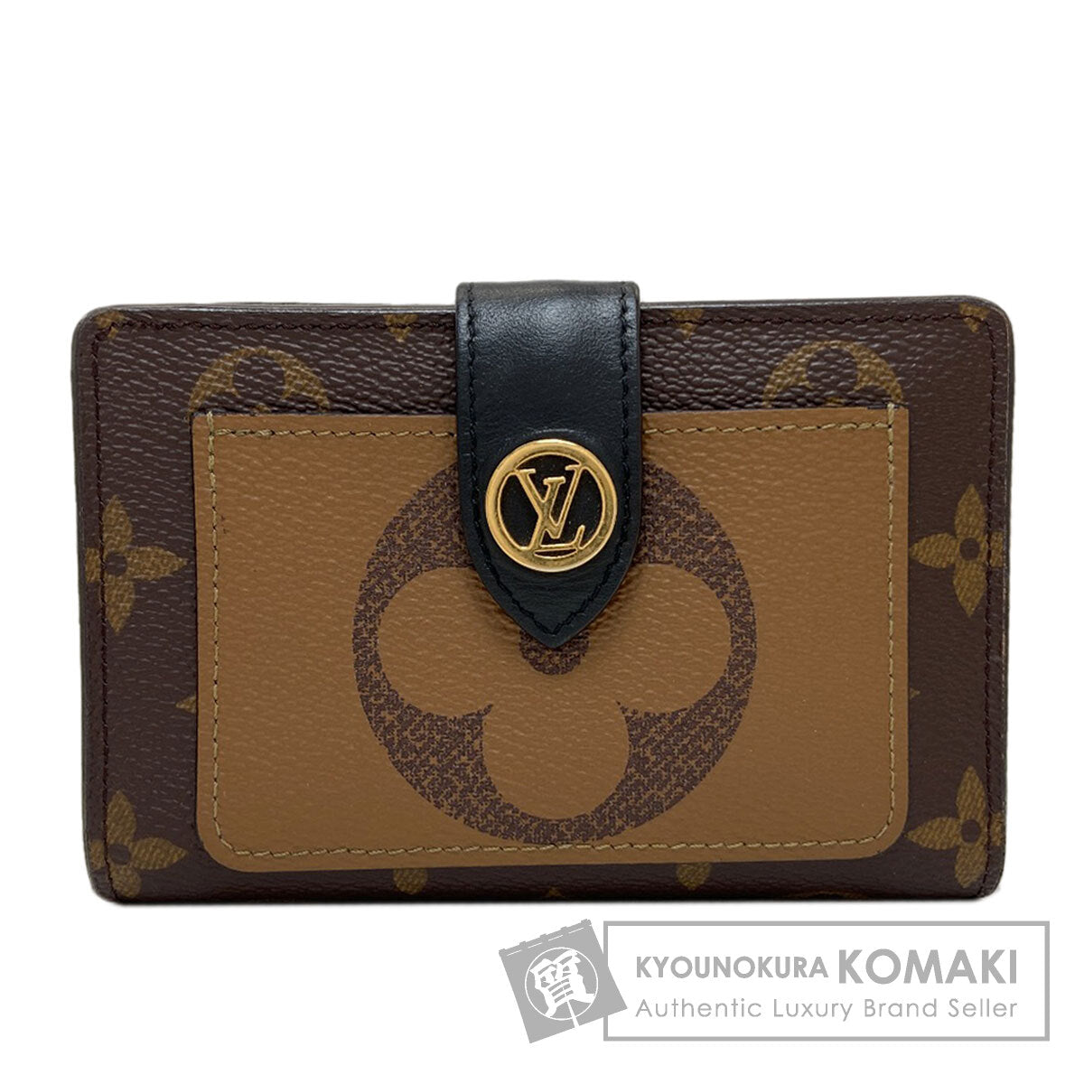 LOUIS VUITTON M69432 Portefeiulle Juliet Bifold Wallet with Coin Pocket Monogram canvas Giant MonogramLadies [Used]