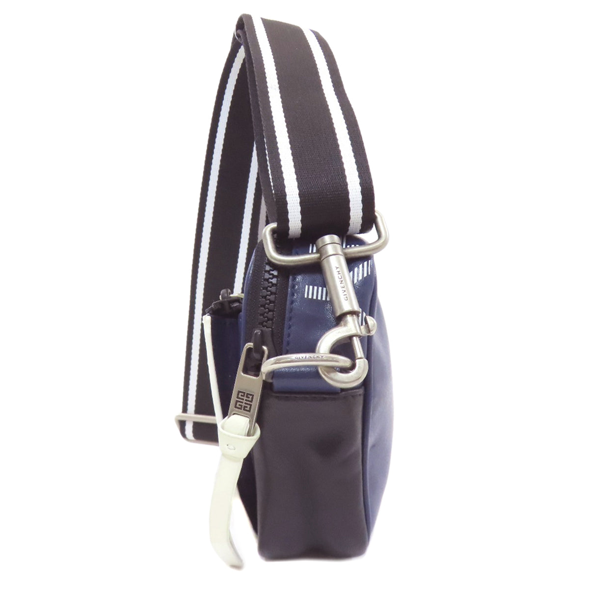 GIVENCHY logo Shoulder Bag Leather Ladies [Used]
