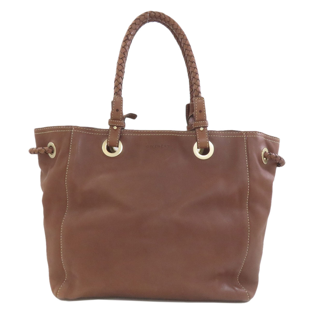 GIVENCHY logo Tote Bag Leather Ladies [Used]