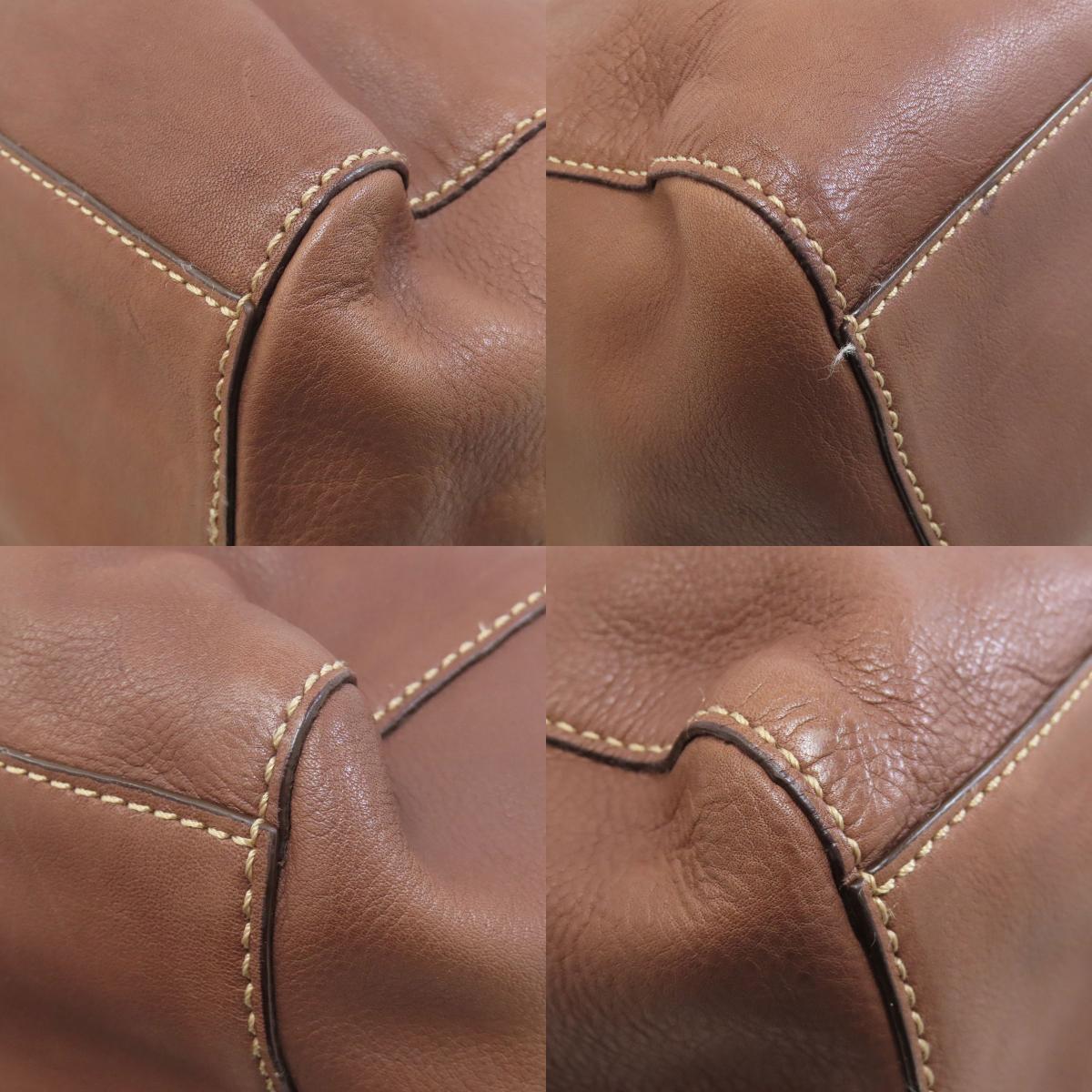 GIVENCHY logo Tote Bag Leather Ladies [Used]