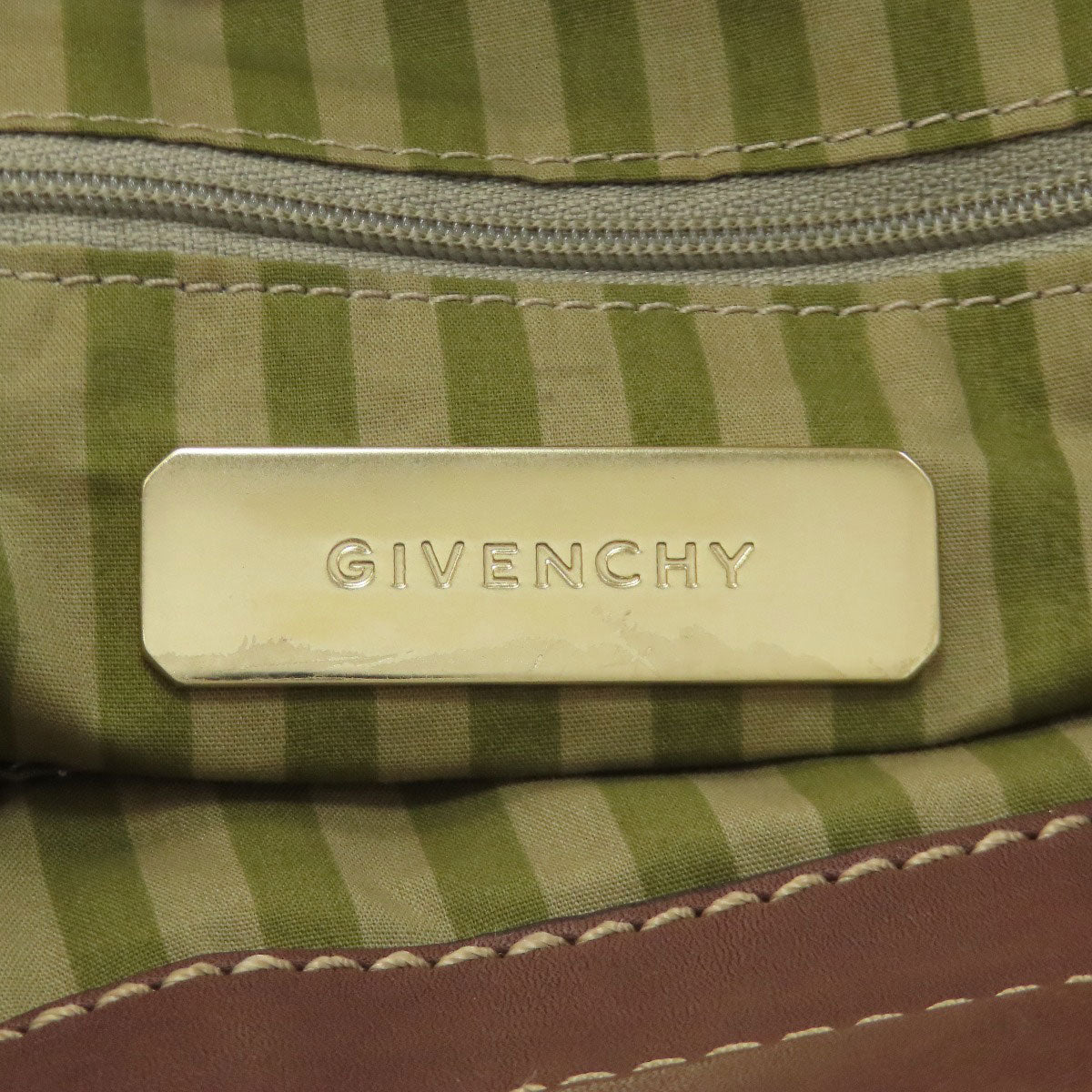 GIVENCHY logo Tote Bag Leather Ladies [Used]