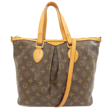 LOUIS VUITTON M40145 Palermo PM Tote Bag Monogram canvas Ladies [Used]