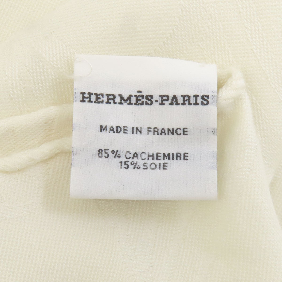 HERMES Logo shawl Stall Cashmere Ladies [Used]