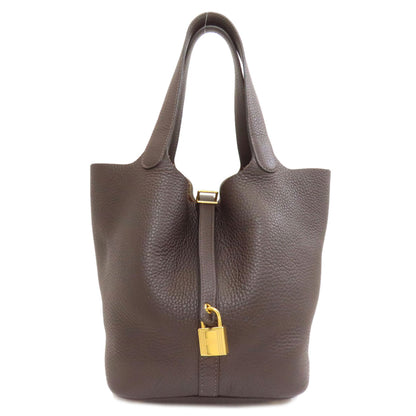 HERMES Picotin Lock MM GoldHardware Handbag Taurillon Clemence Ladies [Used]