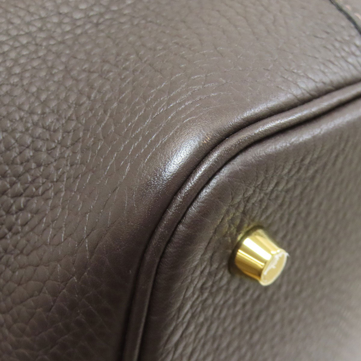 HERMES Picotin Lock MM GoldHardware Handbag Taurillon Clemence Ladies [Used]