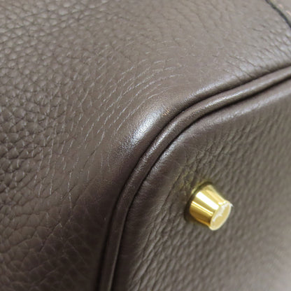 HERMES Picotin Lock MM GoldHardware Handbag Taurillon Clemence Ladies [Used]