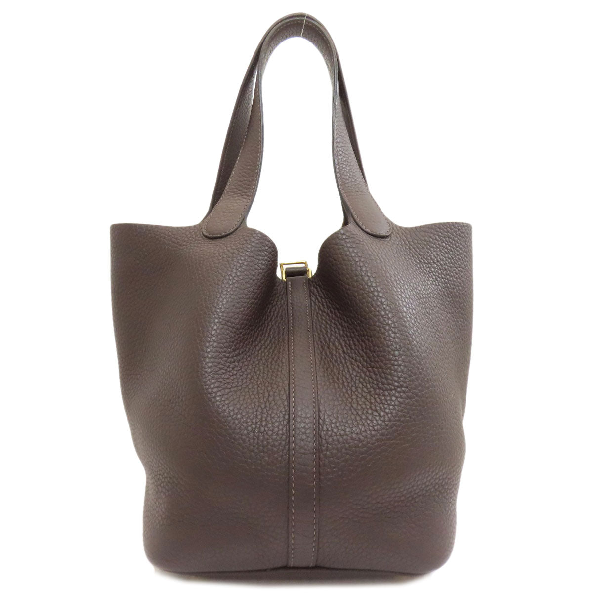 HERMES Picotin Lock MM GoldHardware Handbag Taurillon Clemence Ladies [Used]