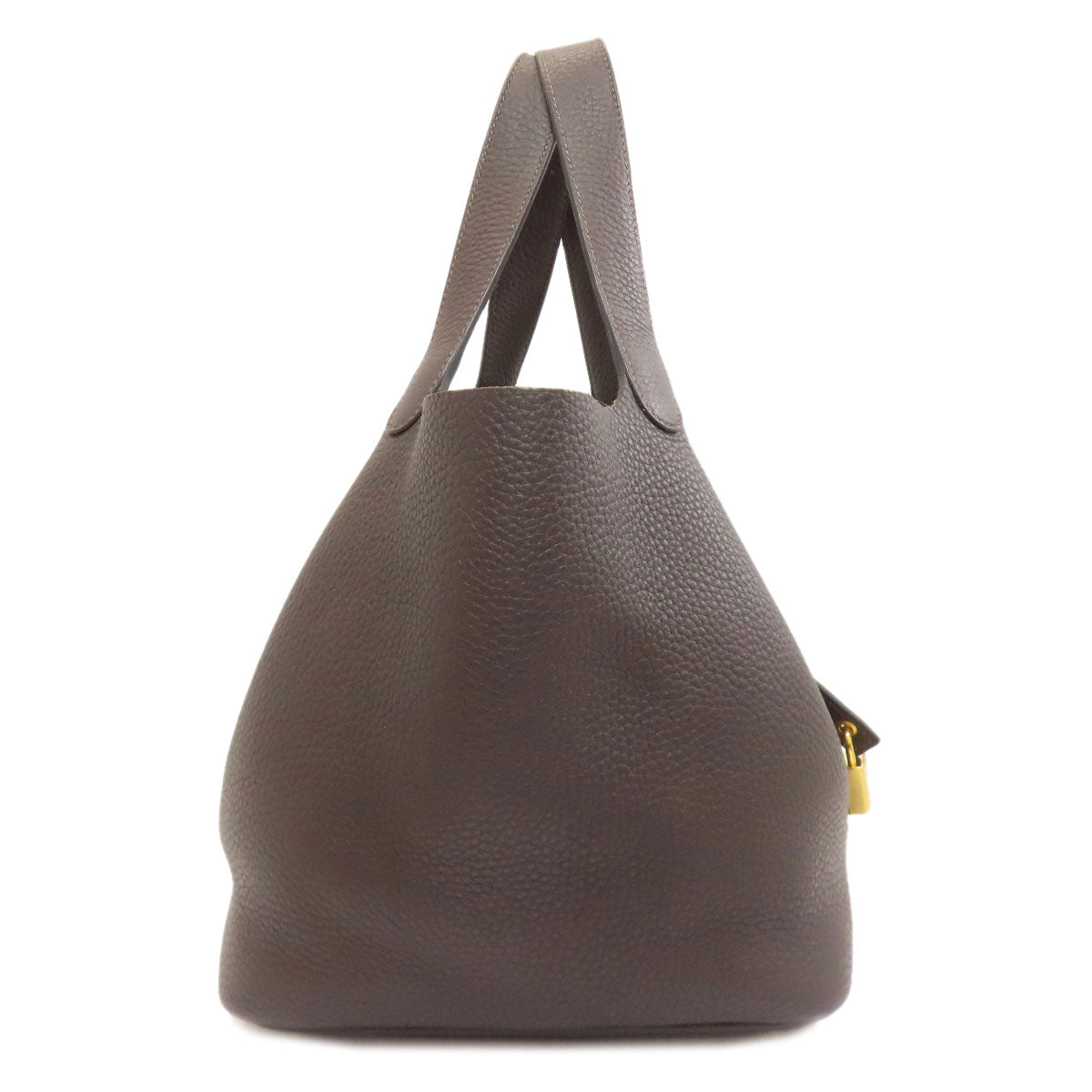 HERMES Picotin Lock MM GoldHardware Handbag Taurillon Clemence Ladies [Used]