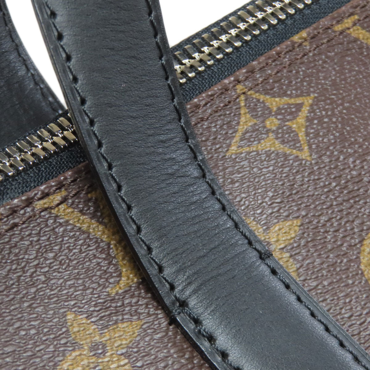 LOUIS VUITTON M40388 Kitan Macassar Handbag Monogram canvas mens [Used]