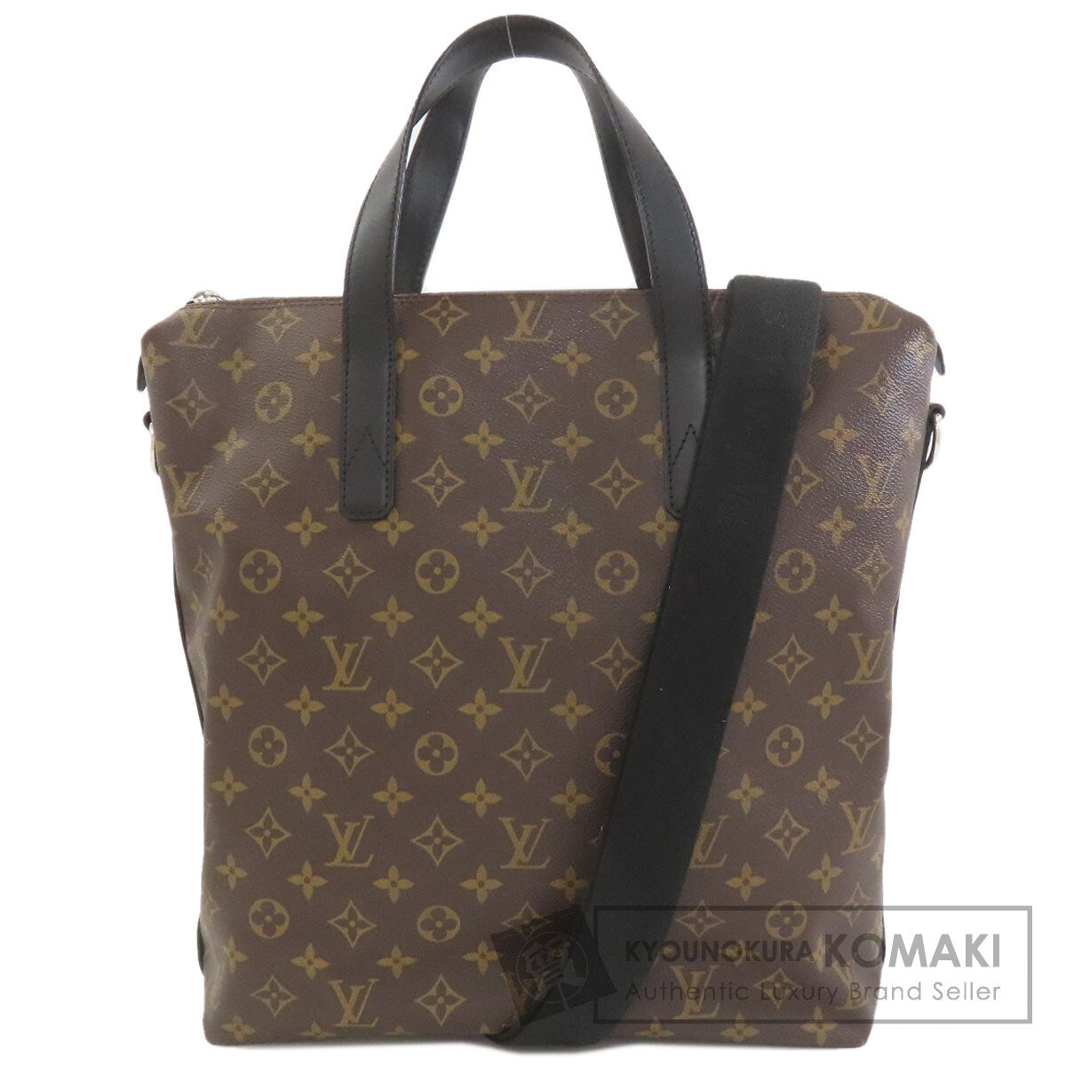 LOUIS VUITTON M40388 Kitan Macassar Handbag Monogram canvas mens [Used]
