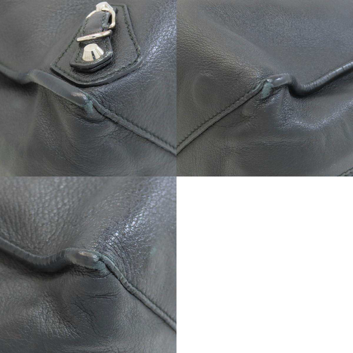 BALENCIAGA 432596 Paper 2WAY Tote Bag Lambskin Ladies [Used]