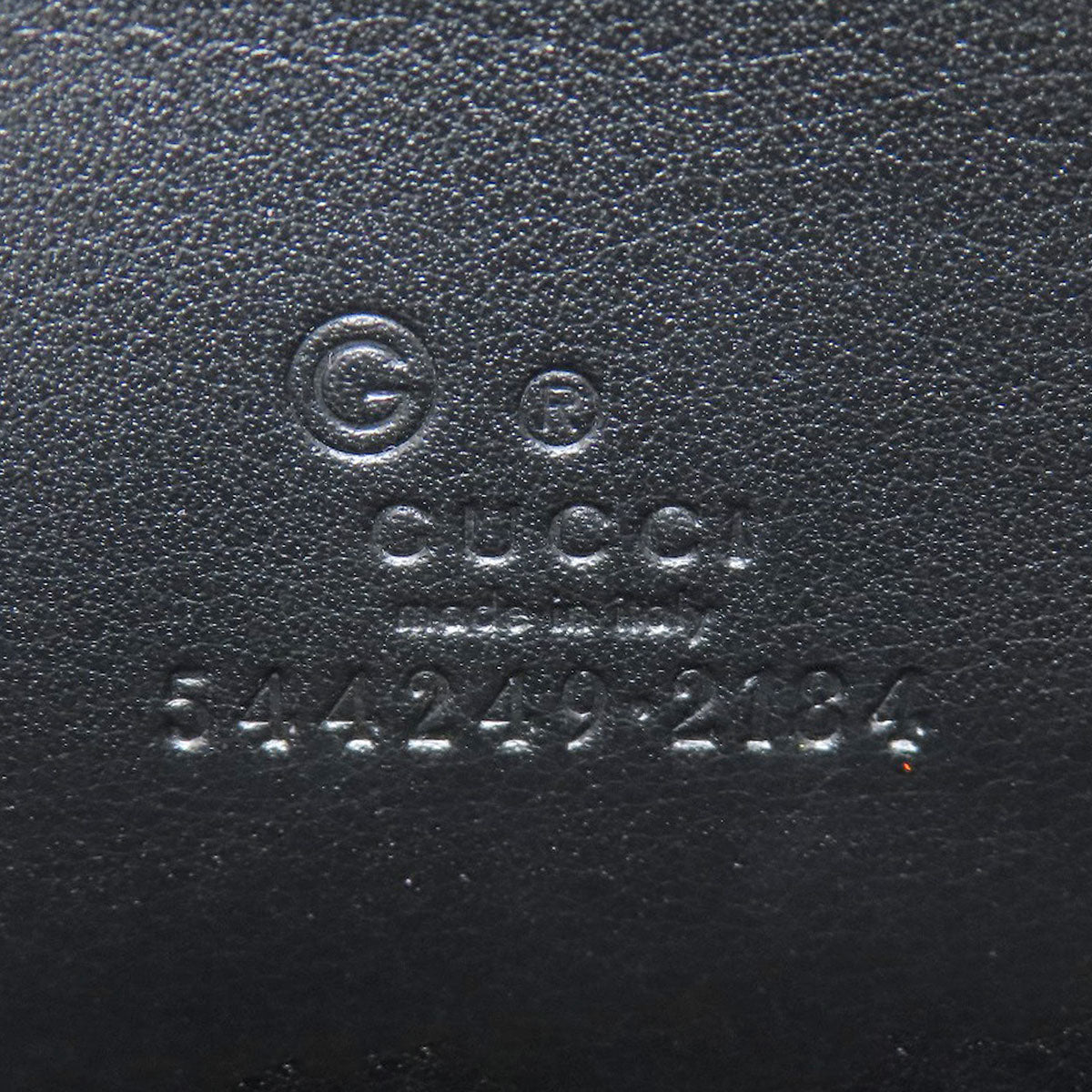 GUCCI 544249 GG signature guccissima Card Case PVC Ladies [Used]