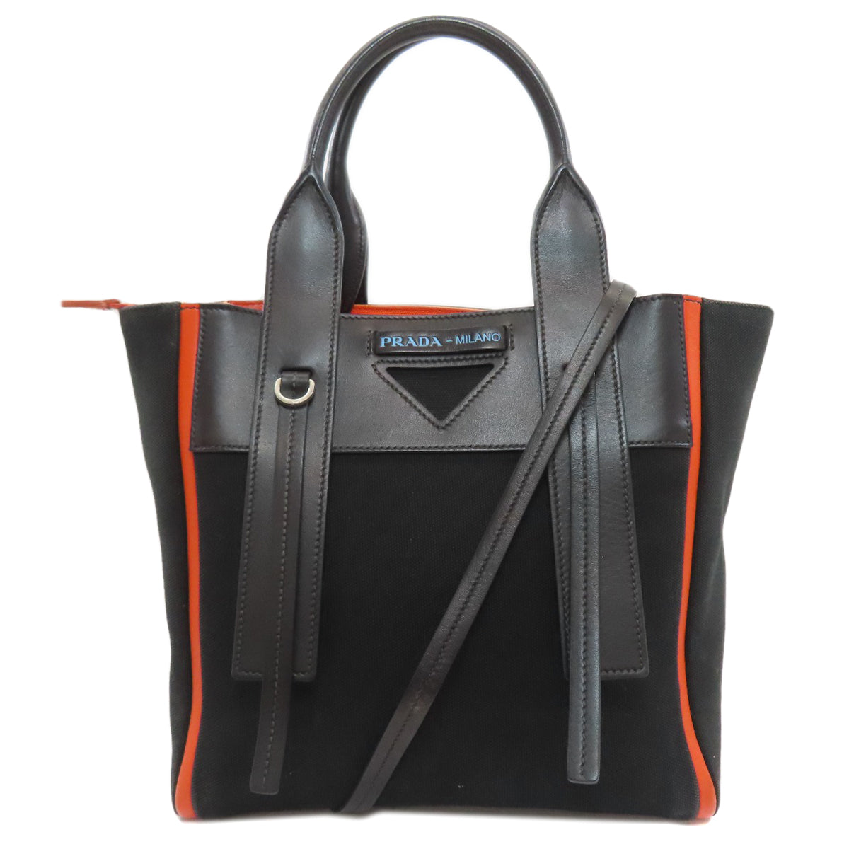 PRADA Uverture Handbag Canvas Ladies [Used]