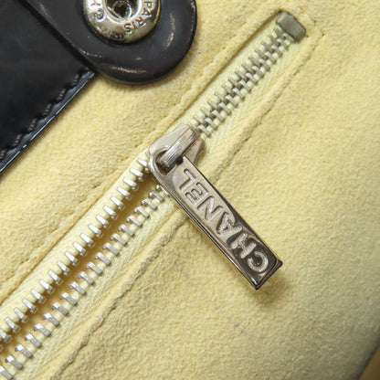 CHANEL Punching COCO Mark SilverHardware Handbag Enamel Ladies [Used]