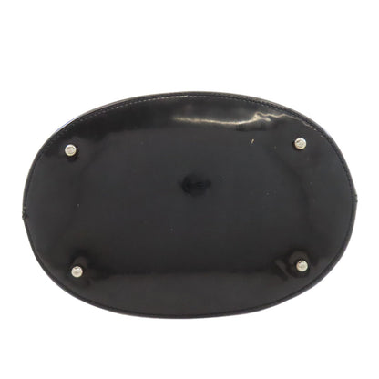CHANEL Punching COCO Mark SilverHardware Handbag Enamel Ladies [Used]