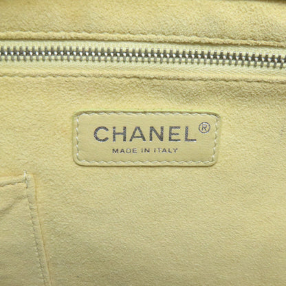 CHANEL Punching COCO Mark SilverHardware Handbag Enamel Ladies [Used]