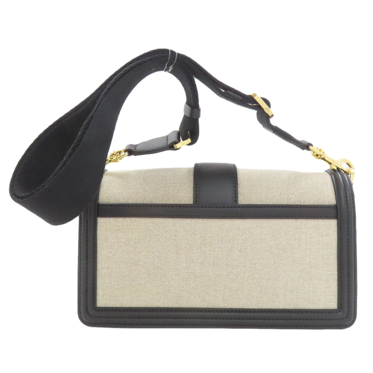 MCM Logo Hardware Tote Bag Canvas LeatherLadies [Used]