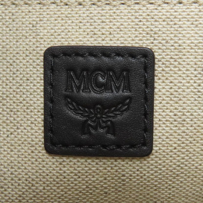 MCM Logo Hardware Tote Bag Canvas LeatherLadies [Used]
