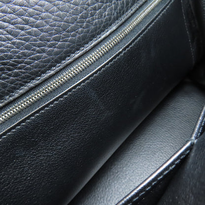 HERMES Kelly 28 Inner Stitch SilverHardware Handbag Taurillon Clemence Ladies [Used]