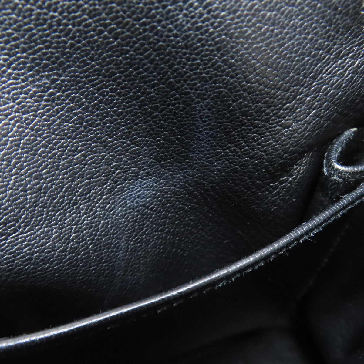 HERMES Kelly 28 Inner Stitch SilverHardware Handbag Taurillon Clemence Ladies [Used]