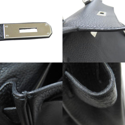 HERMES Kelly 28 Inner Stitch SilverHardware Handbag Taurillon Clemence Ladies [Used]