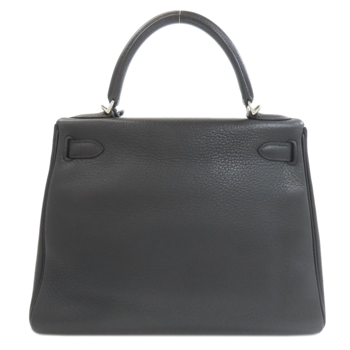 HERMES Kelly 28 Inner Stitch SilverHardware Handbag Taurillon Clemence Ladies [Used]