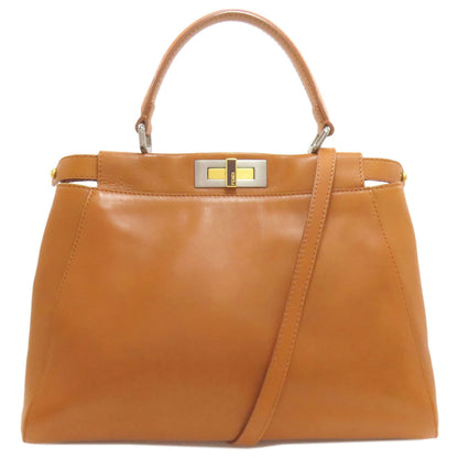 FENDI Peekaboo 2WAY Handbag Calf Ladies [Used]