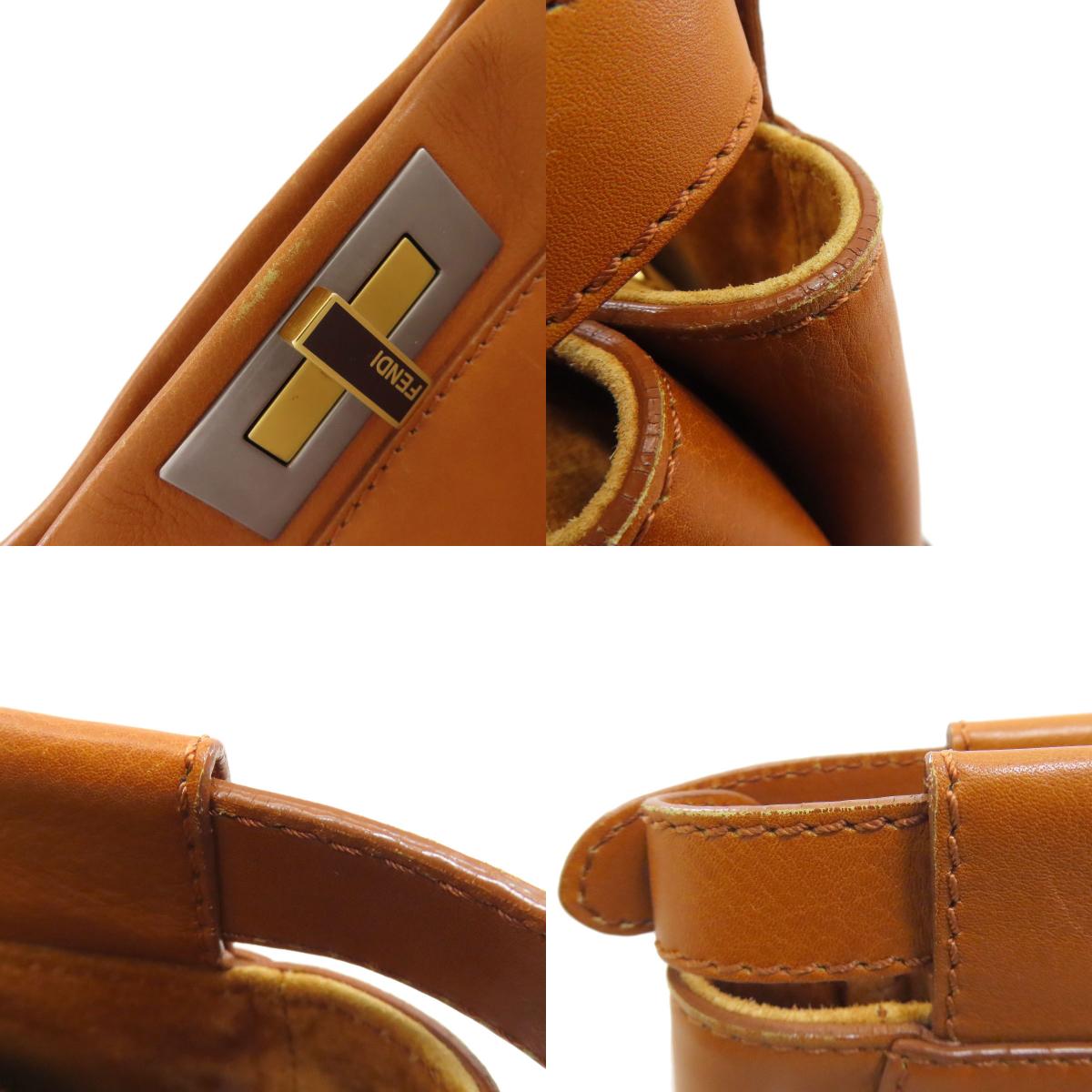 FENDI Peekaboo 2WAY Handbag Calf Ladies [Used]