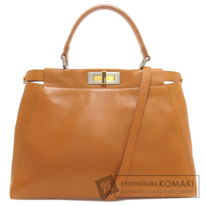 FENDI Peekaboo 2WAY Handbag Calf Ladies [Used]