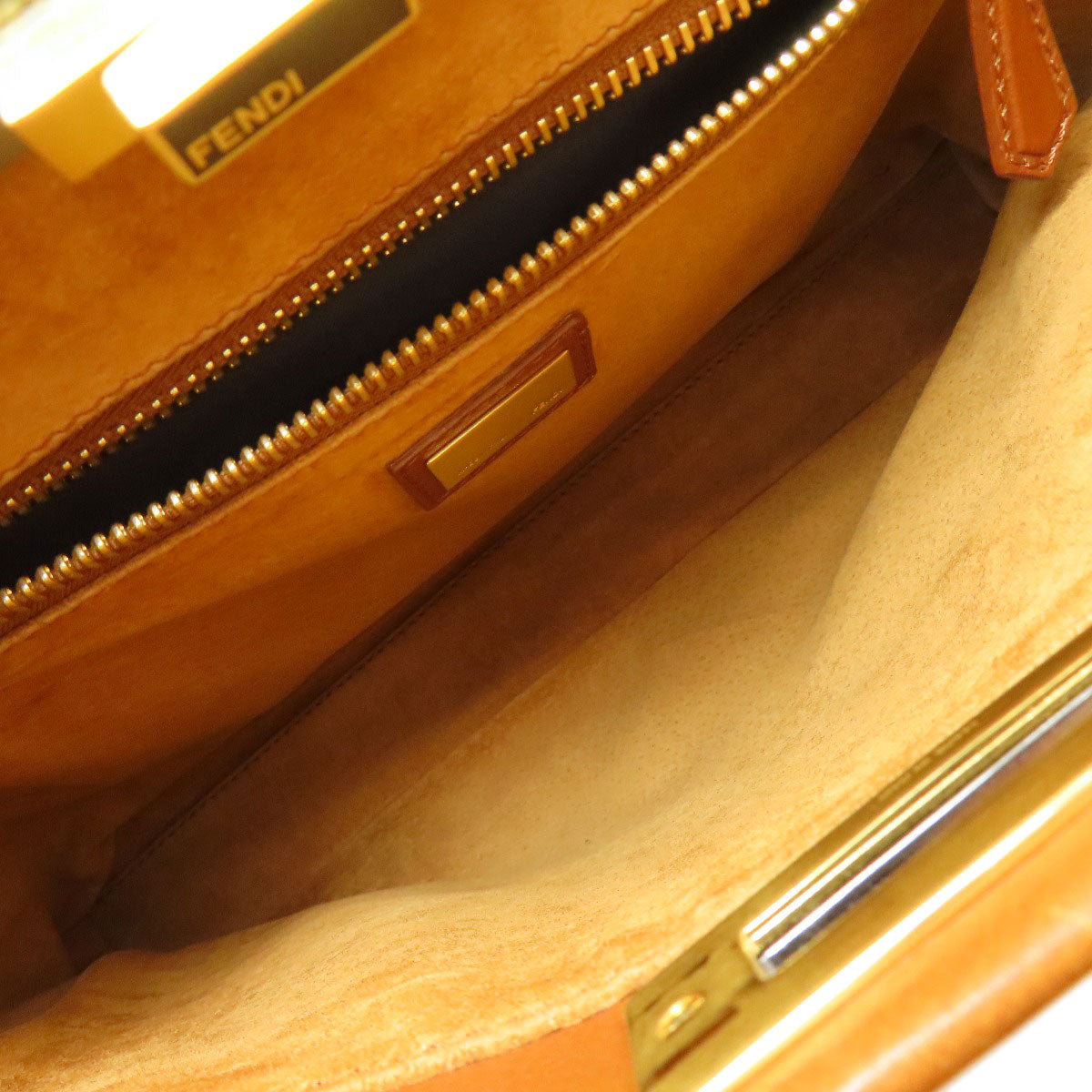 FENDI Peekaboo 2WAY Handbag Calf Ladies [Used]