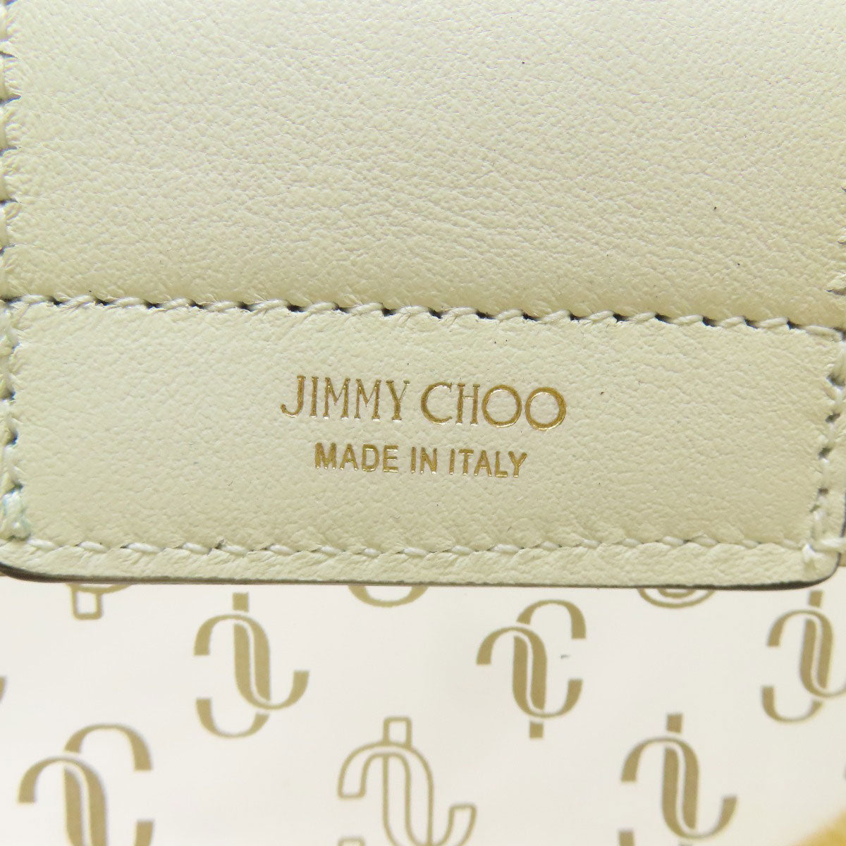 Jimmy Choo JC Logo 2WAY Handbag Plastics Ladies [Used]