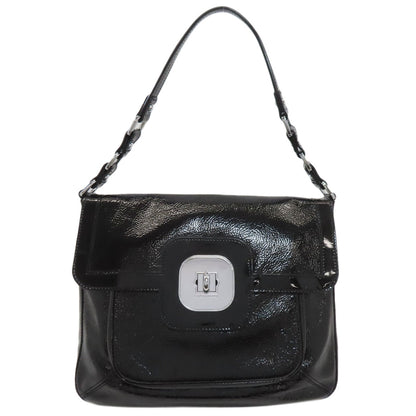 Longchamp one belt Shoulder Bag Enamel Ladies [Used]
