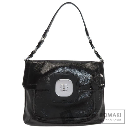 Longchamp one belt Shoulder Bag Enamel Ladies [Used]