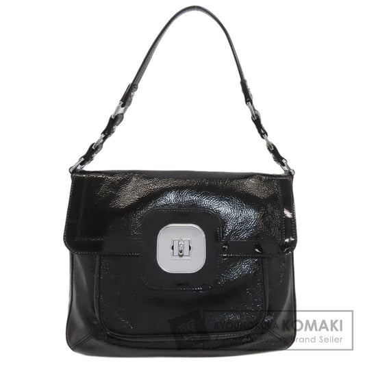 Longchamp one belt Shoulder Bag Enamel Ladies [Used]