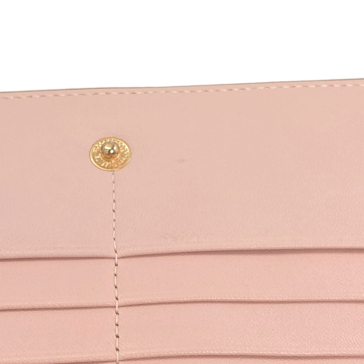 Tory Burch Shoulder wallet with stitching Long wallet (with coin pocket) Leather Ladies [Used]