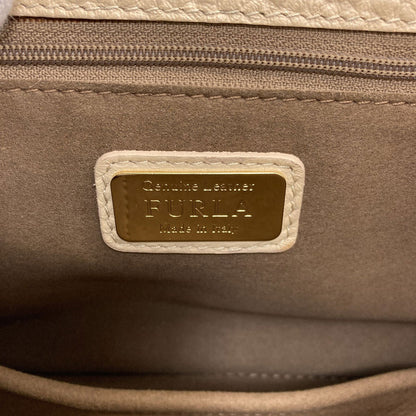 Furla logo Handbag Leather Ladies [Used]
