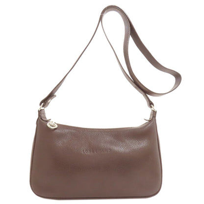 Longchamp one belt Shoulder Bag Leather Ladies [Used]