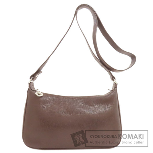 Longchamp one belt Shoulder Bag Leather Ladies [Used]