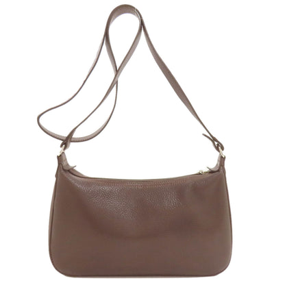 Longchamp one belt Shoulder Bag Leather Ladies [Used]