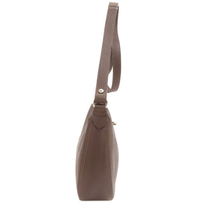 Longchamp one belt Shoulder Bag Leather Ladies [Used]