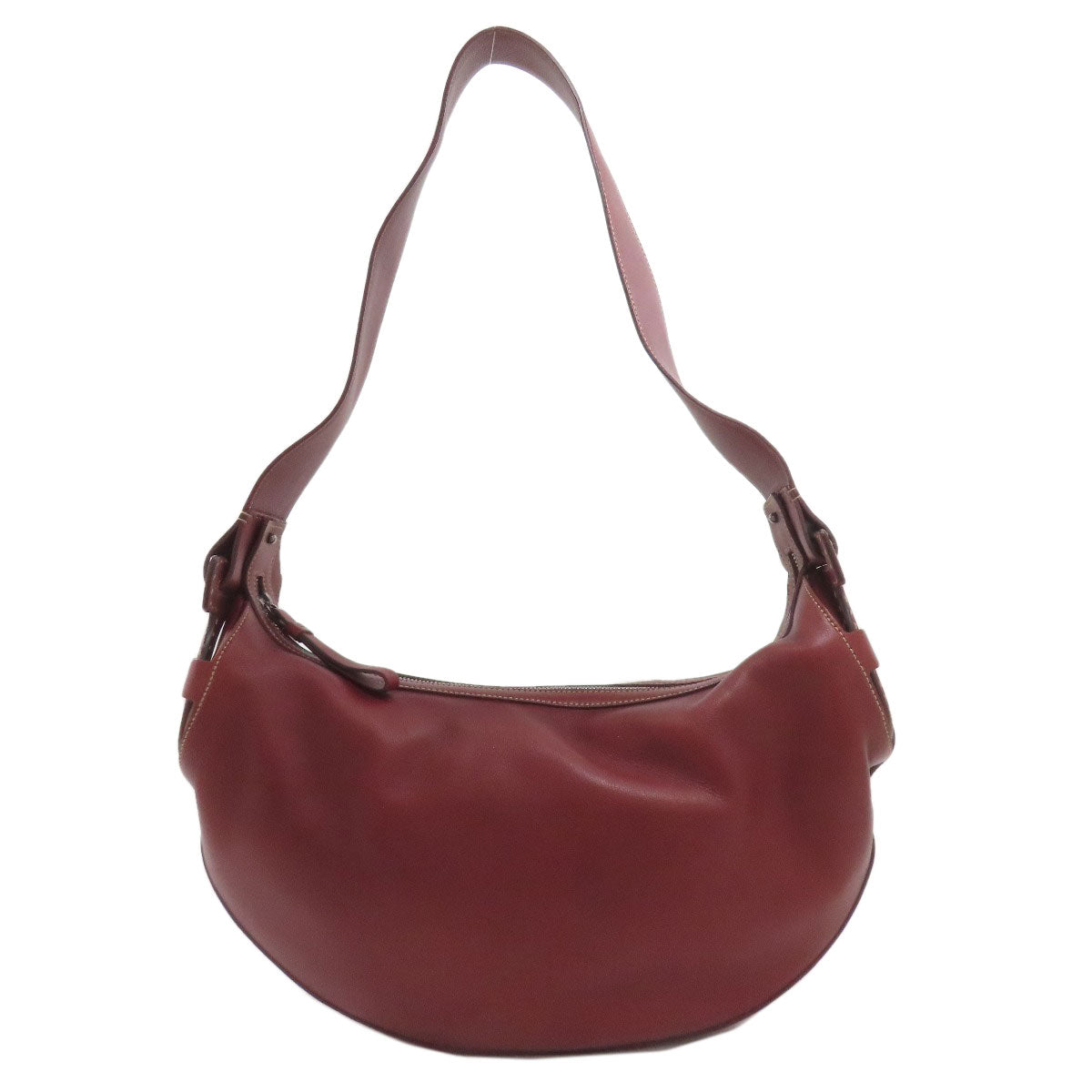 Salvatore Ferragamo Gancini Shoulder Bag Leather Ladies [Used]