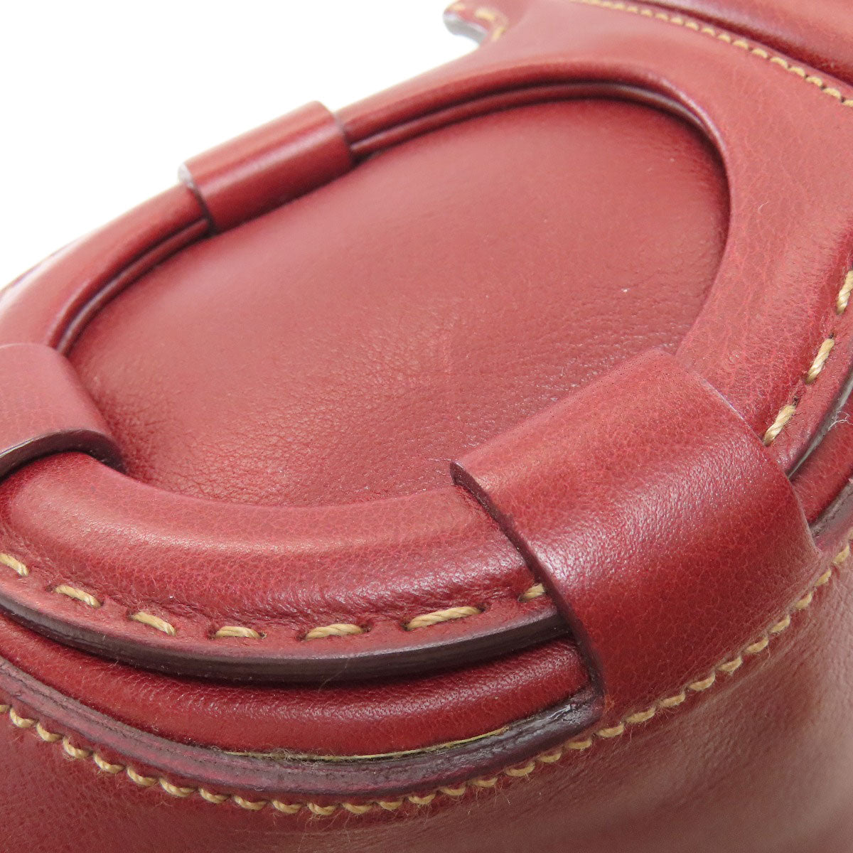 Salvatore Ferragamo Gancini Shoulder Bag Leather Ladies [Used]
