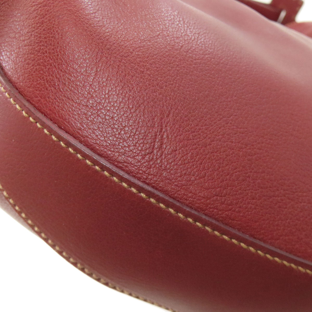 Salvatore Ferragamo Gancini Shoulder Bag Leather Ladies [Used]
