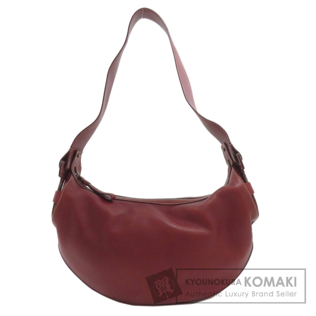 Salvatore Ferragamo Gancini Shoulder Bag Leather Ladies [Used]
