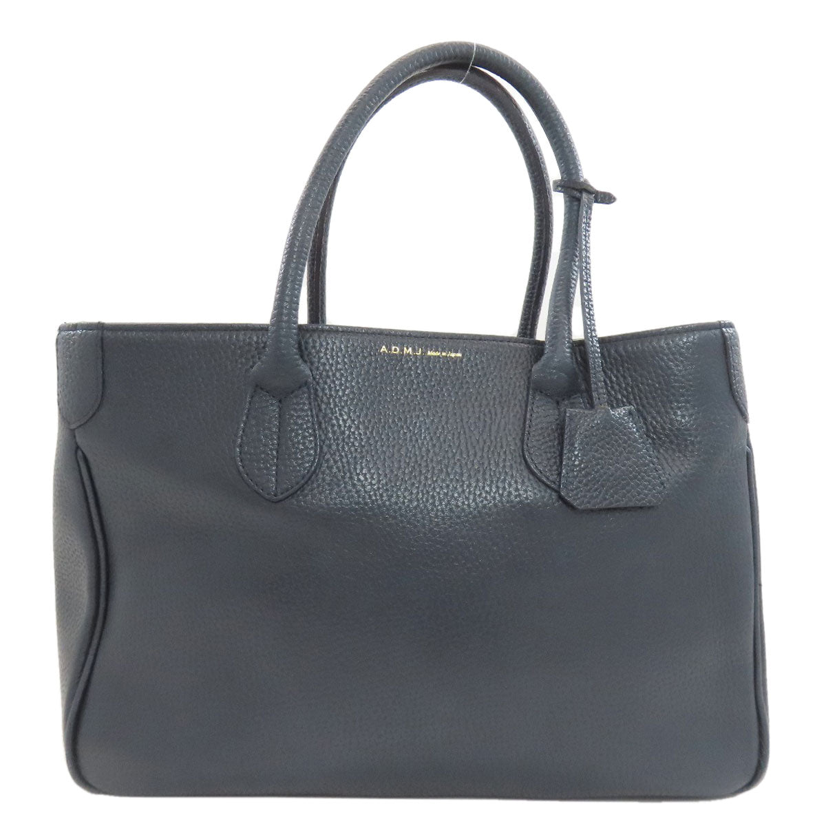 ADMJ logo Tote Bag Leather Ladies [Used]